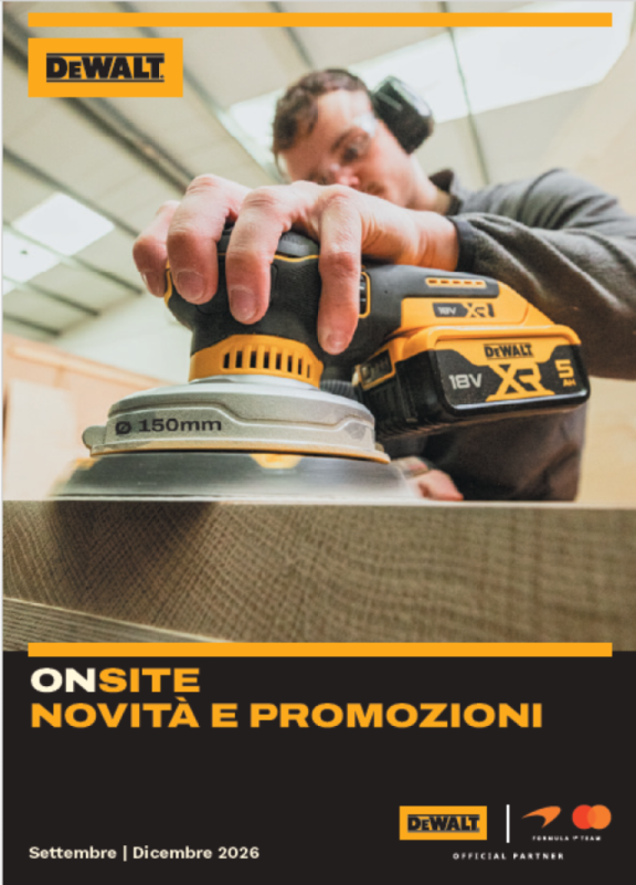 DEWALT VOLANTINO ON SITE SETTEMBRE-DICEMBRE 2026